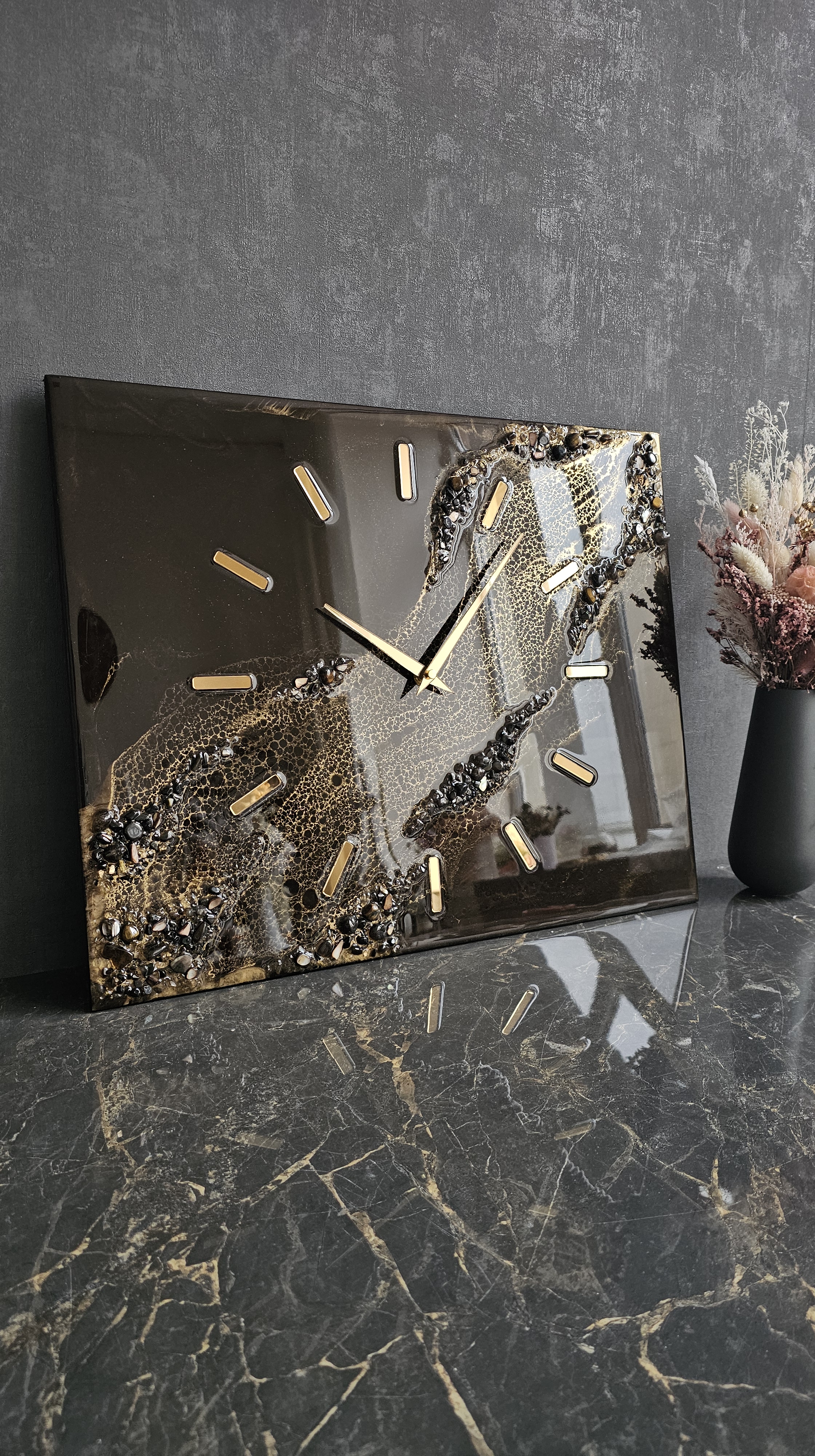 Часы “Chocolate & Gold”