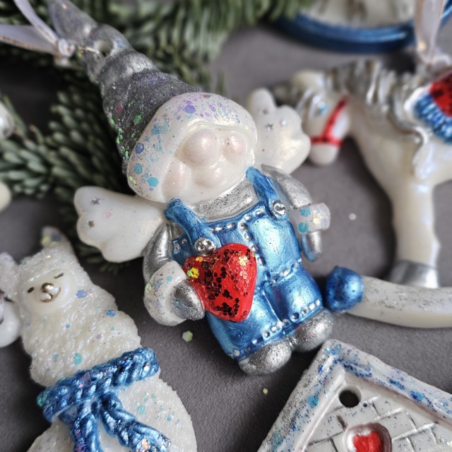 20251219_124546 Набор новогодних игрушек "Зимняя сказка" 9 шт